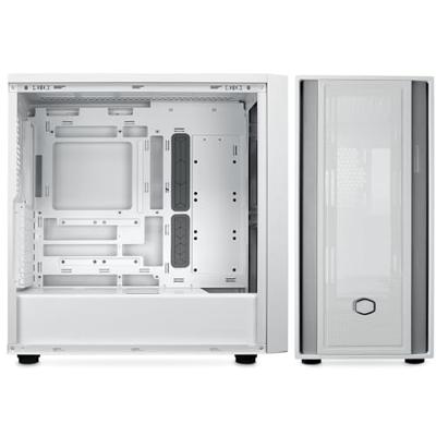 Cooler Master MasterBox 600 Lite Midi-tower PC-behuizing Wit Zijvenster, Stoffilter
