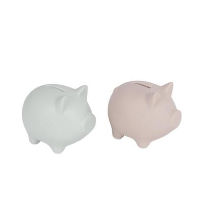 Spaarpot varken pastel 8,5x12x9cm