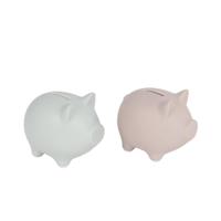 Spaarpot varken pastel 8,5x12x9cm - thumbnail