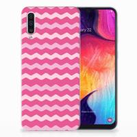 Samsung Galaxy A50 | TPU bumper | Waves Pink - thumbnail