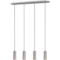 LED Hanglamp 4-lichts Trion Mary - Mat Nikkel Aluminium GU10 - thumbnail
