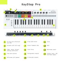 Arturia KeyStep Pro MIDI keyboard en sequencer - thumbnail