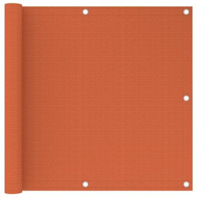 VidaXL Balkonscherm 90x500 cm hdpe oranje