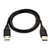 V7 USB A (mannelijk) naar USB A (male), 1 meter (3,3 voet) - zwart - USB-kabel (1 meter (3,3 voet) - zwart, 1 m, USB A, USB A, 1.0, 480 Mbit/s, zwart) - thumbnail