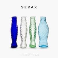 SERAX - Fish&Fish - Karaf groen 1,00l h29cm - thumbnail