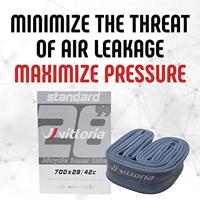 Vittoria Standard 700x28/42C Presta Binnenband 48mm Zwart - thumbnail
