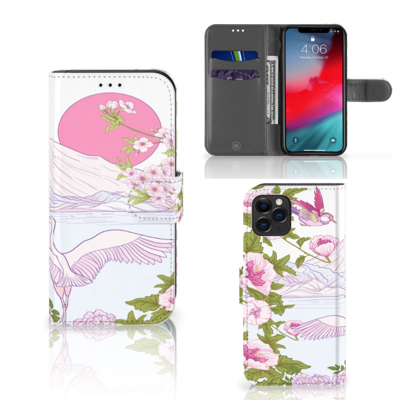 Apple iPhone 11 Pro | Telefoonhoesje | Met pasjeshouder | Bird Standing Apple iPhone 11 Pro | Telefoonhoesje | Met pasjeshouder | Bird Standing