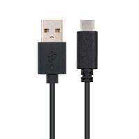 NanoCable 10.01.2101 – kabel 3 A USB 2.0 naar USB-C, stekker naar stekker, zwart, 1 m - thumbnail