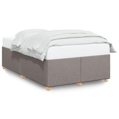 Bedframe zonder matras 120x200 cm stof taupe