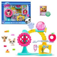 BANDAI - Littlest Pet Shop - Fun Factory boxset - Speelset met 2 dieren, decor en accessoires - BF00519 - thumbnail