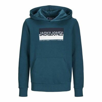 Herenhoodie Jack & Jones Jjnolan Blauw - Maat: 12 Jaar