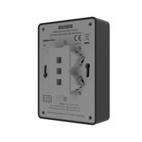 2USB 2U-449719 Inbouwdoos Met USB-C, Met USB-laaduitgang Zwart (mat) - thumbnail