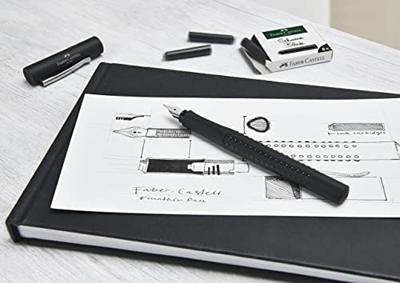 Inktvulling voor pen Faber-Castell Zwart 6 Onderdelen (10 Stuks)