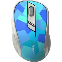 Rapoo M500 Silent Stille Multimodus Draadloze Optische Muis Blauw - thumbnail