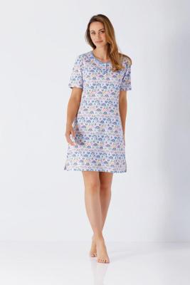 Hajo nachthemd modern kleurrijk patroon