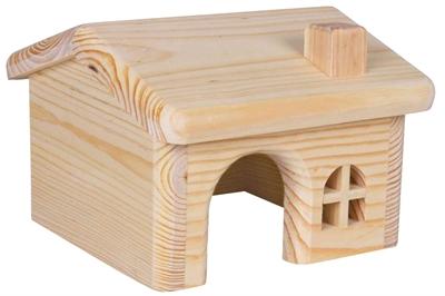 TRIXIE HUIS HAMSTER HOUT SPIJKERVRIJ 15X15X11 CM 2 ST