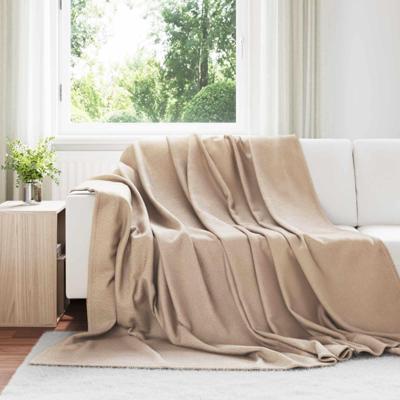 VidaXL Kleden 6 pcs kameel 240 x 220 cm fleece VidaXL Kleden 6 pcs kameel 240 x 220 cm fleece