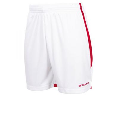 Stanno 420001K Focus Short Kids - White-Red - 152
