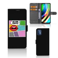 Motorola Moto G9 Plus | Wallet Case | met Pasjes | Popart Princess - thumbnail