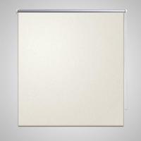 VidaXL Rolgordijn verduisterend 144,4 x 230 cm stofbreedte 140 cm gebroken wit - thumbnail