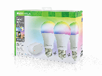 E27 startpack Dimbare Smart Lamp met HBT-Gateway - 3x Slimme A19 LED Peer - 850 Lumen - 8 Watt (HBT-E27-STARTPACK) - thumbnail