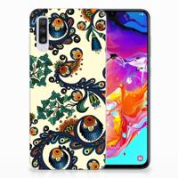Siliconen Hoesje Samsung Galaxy A70 Barok Flower - thumbnail