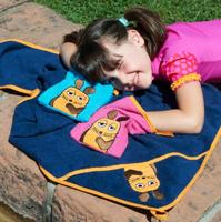 Playshoes badcape muis marine Maat - thumbnail