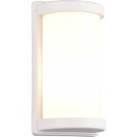 Stijlvolle LED Wandlamp Buiten - E27 Fitting. Mat Wit Aluminium - thumbnail