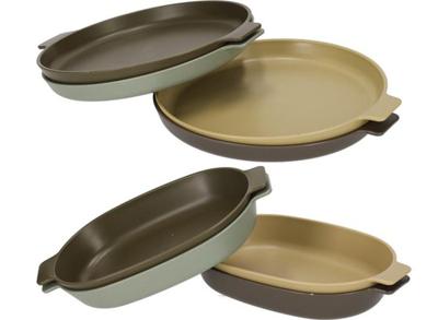 Norlander Outdoor borden - Camping servies - Ronde of Ovale borden - Set van 4 - Multikleur Norlander Outdoor borden - Camping servies - Ronde of Ovale borden - Set van 4 - Multikleur