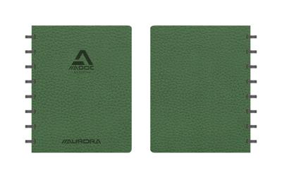 Adoc Business schrift, ft A5, 144 bladzijden, gelijnd, groen