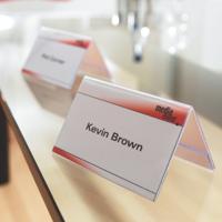 Sigel TA136 TA136 Tafelstatief Dakvorm Glas (helder) 10 stuks/pak 10 stuk(s) - thumbnail