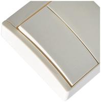 Busch-Jaeger 2CKA001684A0328 Wandcontactdoos met randaarde Inzetstuk Zuiver wit (RAL 9010), Wit 1 stuk(s) - thumbnail