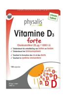 Physalis Vitamine D3 forte 100 Capsules - thumbnail