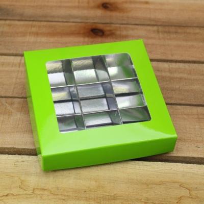 Bonbon doosjes - Chocolade doosje - Grasgroen 132 basic - 24 stuks