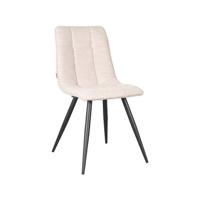 LABEL51 Eetkamerstoel 'Jelt' Bouclé, kleur Naturel - thumbnail