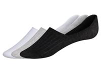 esmara 3 paar dames sokken (39-42, Wit/grijs/zwart) - thumbnail