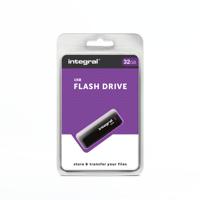 Integral USB 2.0 stick, 32 GB, zwart - thumbnail