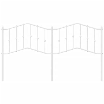Hoofdbord 160 cm metaal wit
