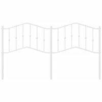 Hoofdbord 160 cm metaal wit - thumbnail