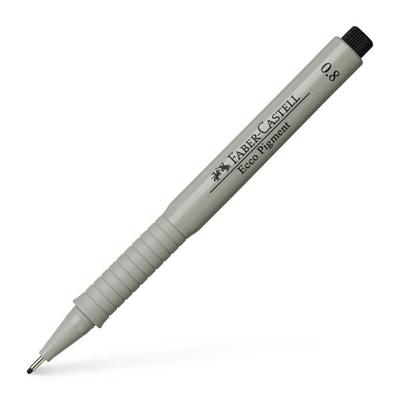 Faber Castell Tekenpen Ecco Pigment - 0,8 mm zwart