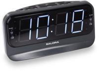 Salora CR616 Wekker radio Zwart - thumbnail