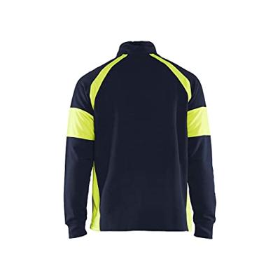 Blåkläder Sweatshirt met High-Vis zones 35501158 | Marine/High-Vis Geel | Maat 3XL - 7330509775219