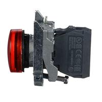 Schneider Electric XB4BA42 Harmony XB4BA42 Druktoets Bedieningsknop vlak 1 knop Rood Druk-ontgrendeling 1 stuk(s) - thumbnail