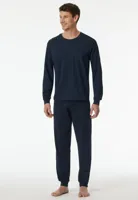 Schiesser heren pyjama extra lang - Donkerblauw - Comfort Essentials - 102 - 102 - 102 - 102 - 102 - 102 - 102 - 102 - 102 - 102 - 102 - - thumbnail
