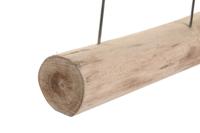 Decoratieve figuren DKD Home Decor Verouderde afwerking Bruin Wit Hars Mangohout Spiralen (77 x 8 x 31 cm) - thumbnail