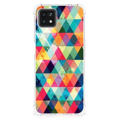 OPPO A53 5G | A73 5G Doorzichtige Silicone Hoesje Geruit OPPO A53 5G | A73 5G Doorzichtige Silicone Hoesje Geruit