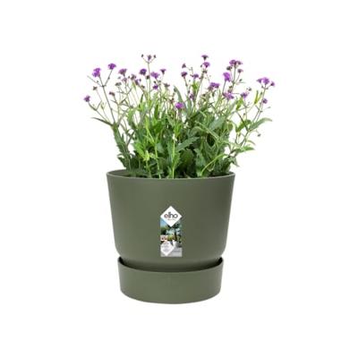 Bloempot Elho Greenville Ø 24,48 cm Groen Plastic Cirkelvormig Ø 25 cm Ø 24,5 x 23,30 cm