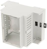 Hammond Electronics 1597DIN4MH53V DIN-rail-behuizing Open 90 x 58 x 71 PPO Lichtgrijs 1 stuk(s) - thumbnail