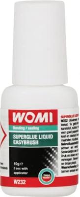 Secondelijm Womi W232 Superglue Liquid Easybrush Transparant 10 gram