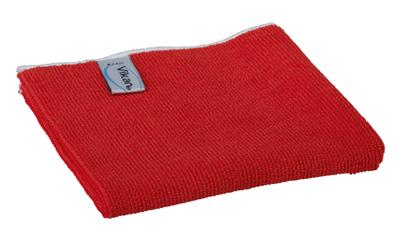 Microvezeldoek vikan basic 32x32cm rood